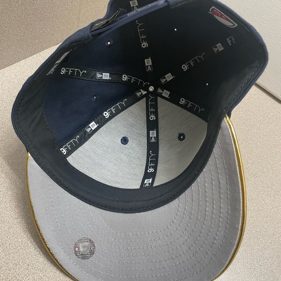 New Era Navy Gold Philadelphia Union 15th Anniversary 9FIFTY Snapback Hat Cap - Picture 6 of 8